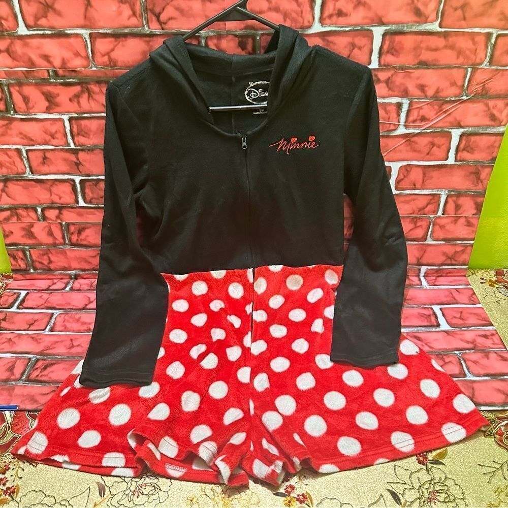 Disney Minnie Mouse polka dot fleece Jumper
